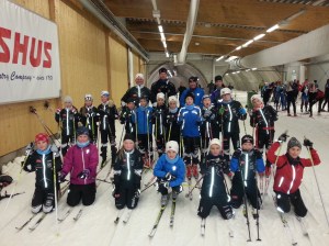 Gruppe 2003 på treningssamling i Torsby