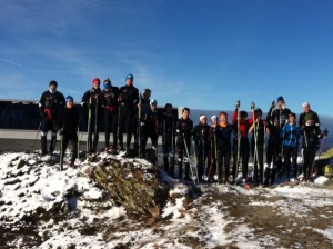 gruppen på toppen av skeikampen