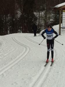 sara med godt driv p stakingen i dag