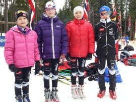 Amalie, Victoria, Maja og Eirik