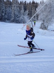 Aase Strøm i Julegranrennet 2014