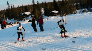 Daniel Fatnes i innspurten på HA-Sprinten