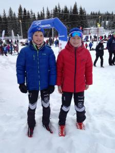 Eirik Enbusk og Daniel Fatnes på Budorrennet 2014.