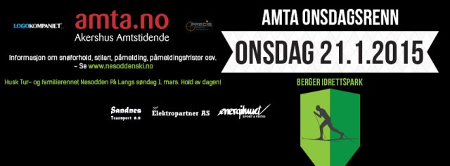 Bannerannonse onsdagsrenn 21.01.2015