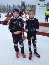 Daniel og Maja under KM Lang 2015.