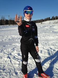 Daniel etter Rudsbygdrennet.