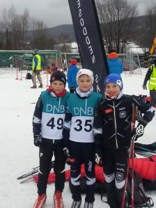 Tobias Schie, Erik Olausen og Eirik Enbusk.