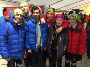 Samling i smøreboden før stafetten