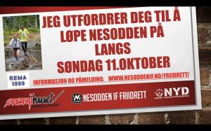 Nesodden på langs - løp 2015