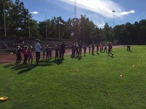 Stafett med Silje og Marcel
