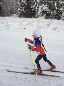 Aase i fint driv under Fischerrennet.