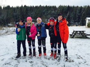 Fem deltakere fra Nesodden.