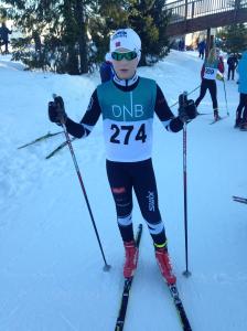 Daniel på Natrudstilrennet i fristil