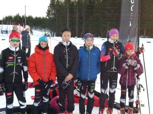 Daniel, Arnt August, Mads, Eirik, Maja og Aase