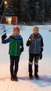 Fornøyde gutter etter Hakadalsrennet 2016